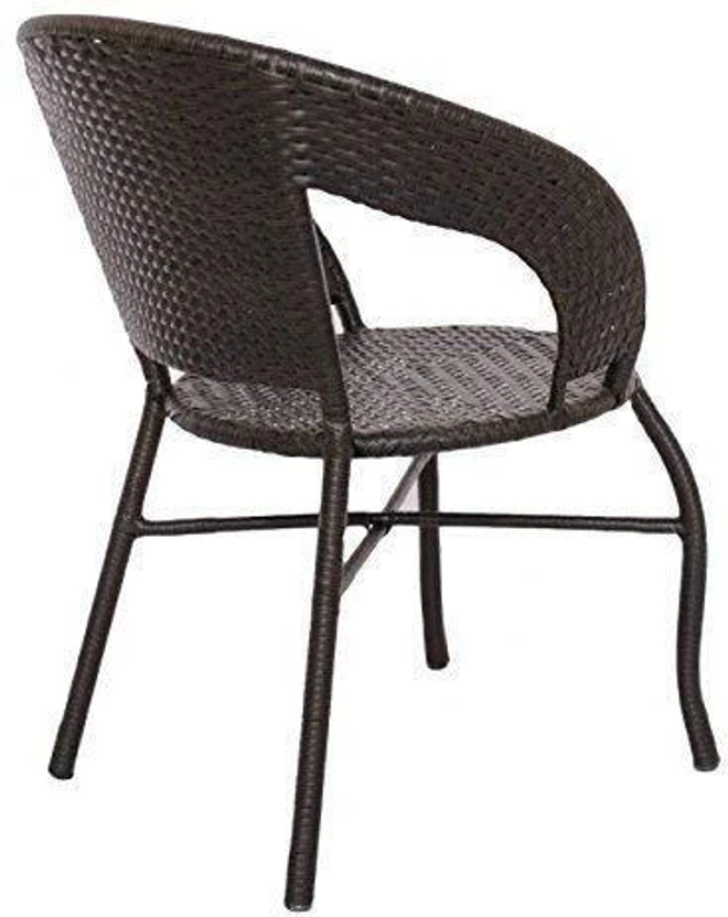 HOLYSOUL Metal Table & Chair Set (Finish Color - BROWN, DIY(Do-It...more