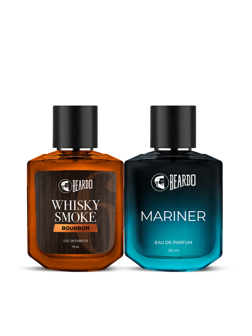 BEARDO Men Set of Whisky Smoke Bourbon & Mariner Eau de Parfums - 50ml each