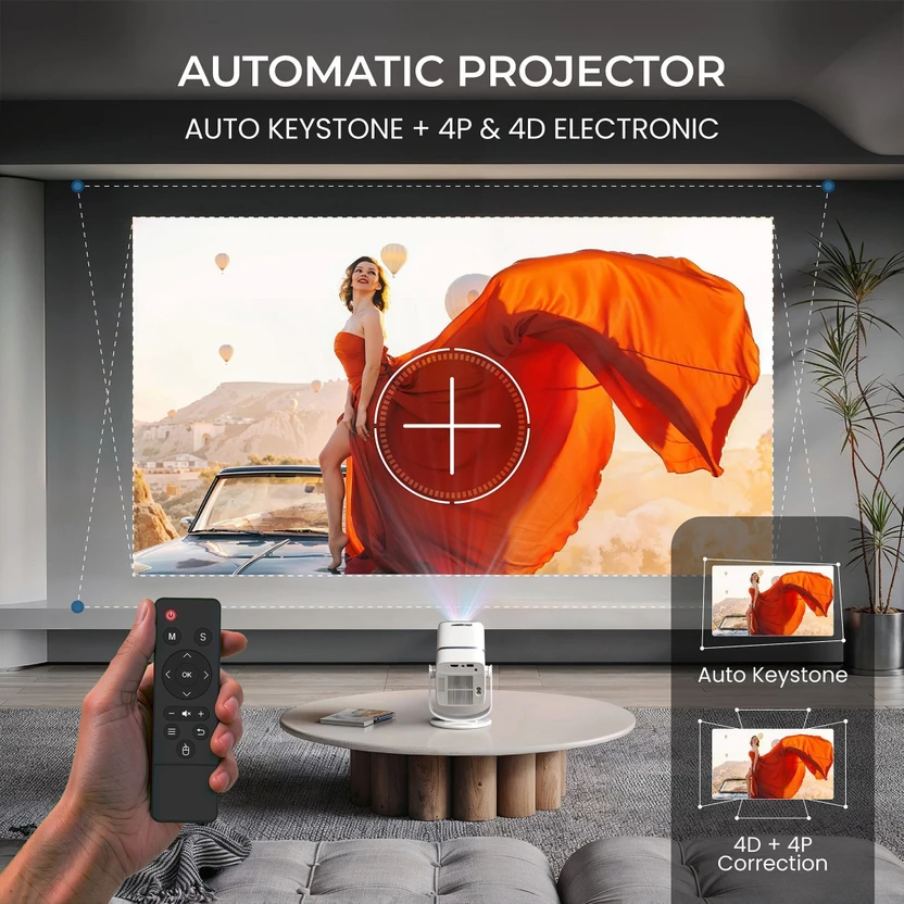 XElectron Techno Android 13 Smart Projector, Brighter, 4X Louder,...more