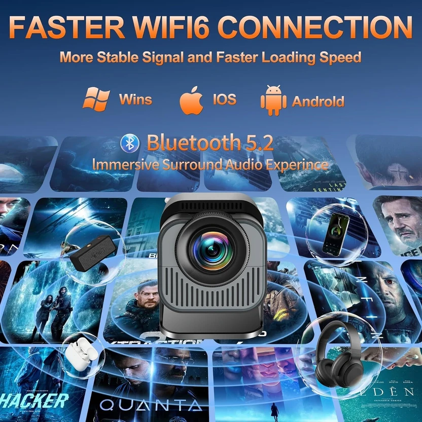 PLAY ART Android 13 4K Decoding 1080 FHD Speaker BT AutoKeystone ...more