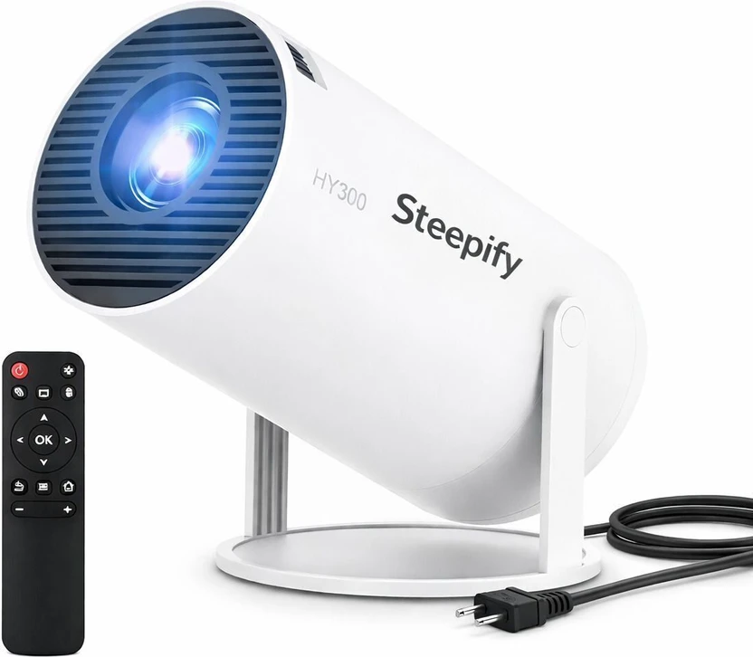 Steepify HY300 Pro 4K Support,Native 720P Android 11 Wifi Bluetoo...more