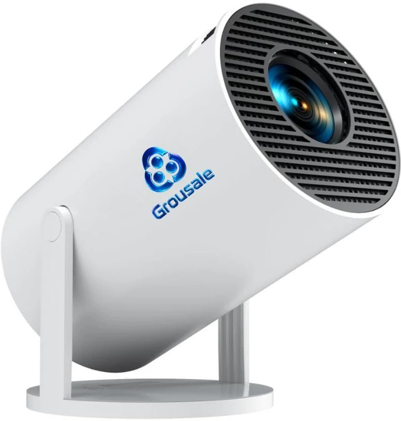 Grousale 4K HD 150" Android Projector Wifi Portable BT 180° Rotat...more