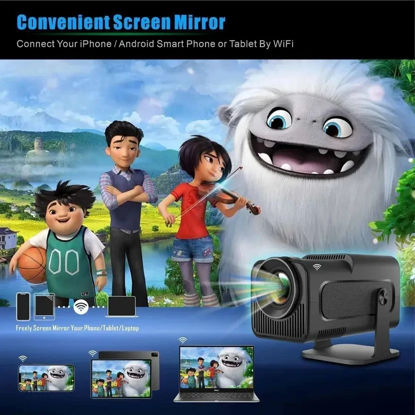 Healvex HY320 Mini 4K Support Native HD Android 11 WiFi 6/BT 5.0 ...more