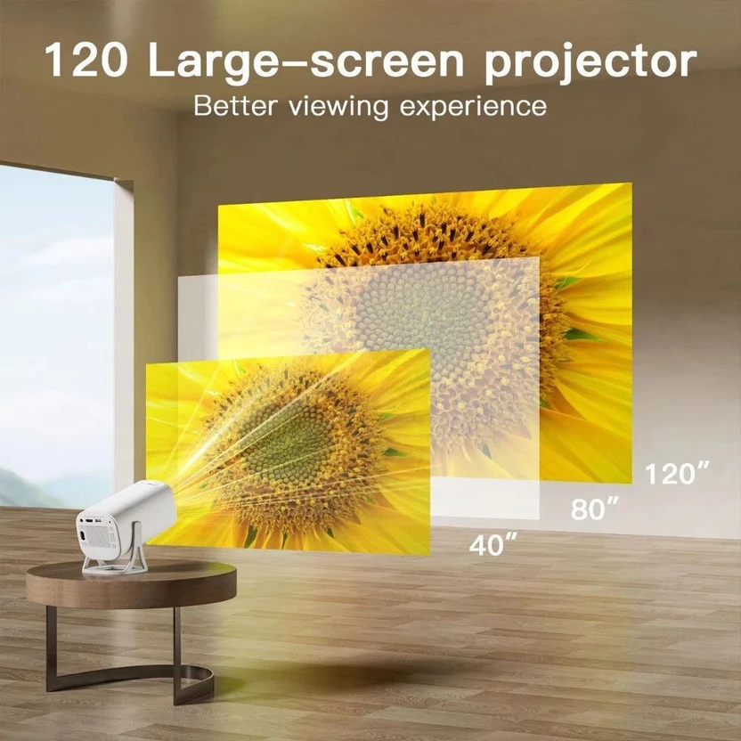 Maizic Smarthome Android 11.0 Smart Projector, 1080P & 4K Support...more