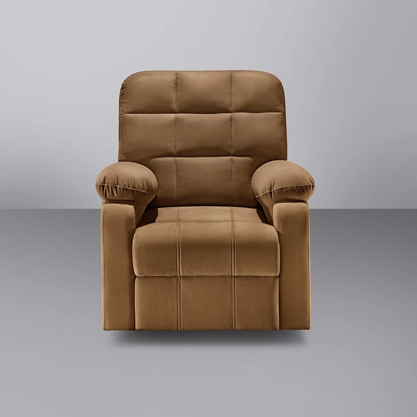 Sleepyhead Fabric Manual Recliner (Finish Color - Mocha Brown, DI...more