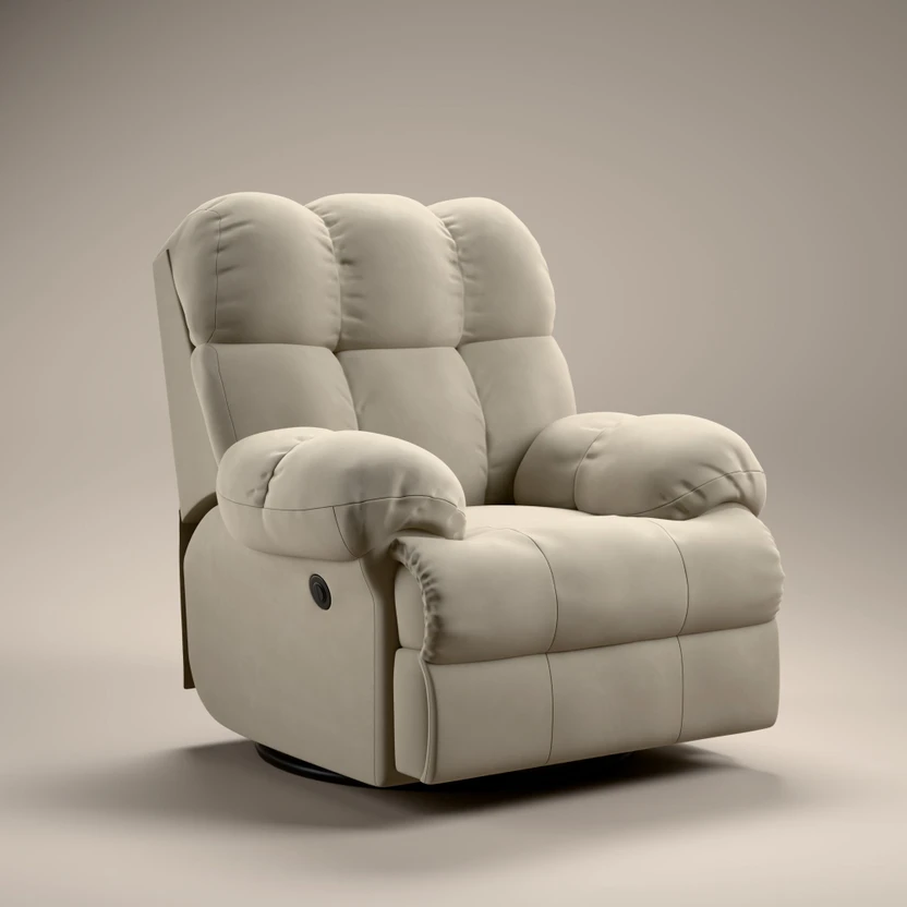 GREEN SOUL Shangri-la|R3| Fabric Powered Swivel & Rocker Recliner...more