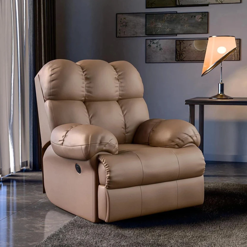GREEN SOUL Shangri-la |R3 | Leatherette Powered Swivel & Rocker R...more