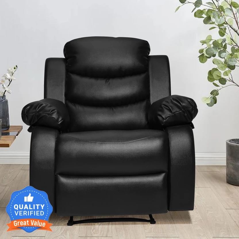 Flipkart Perfect Homes Costello Leatherette Manual Recliner (Fini...more