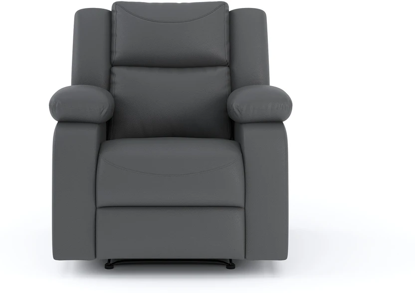 Atharv Homes Leatherette Manual Recliner (Finish Color - Grey, DI...more