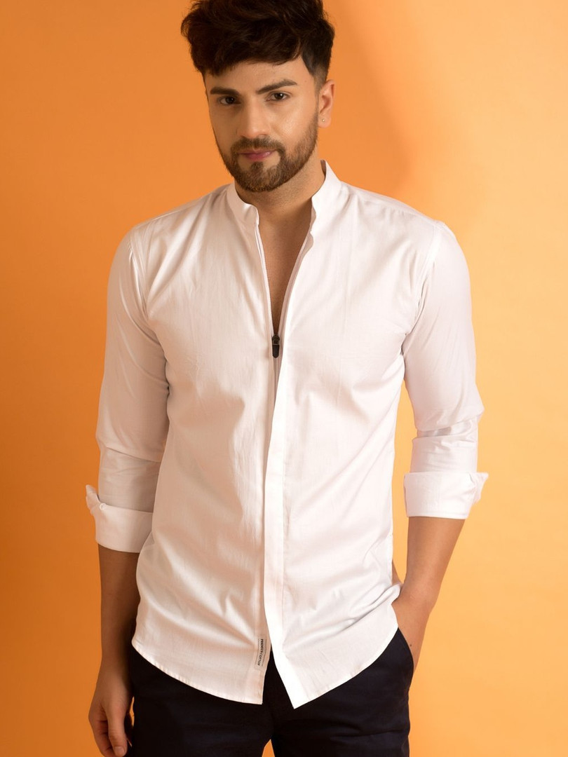 Mculine Men Casual Pure Cotton Shirt