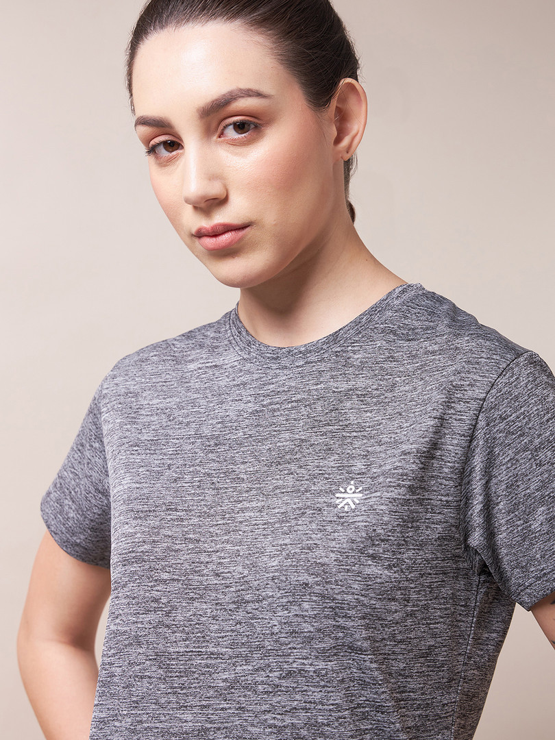 CULT Textured Logo Active T-shirt