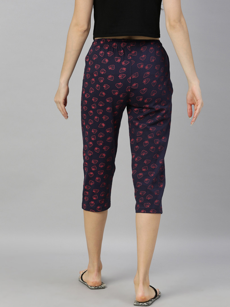 Kryptic Women Pack of 2 Printed Lounge Capris