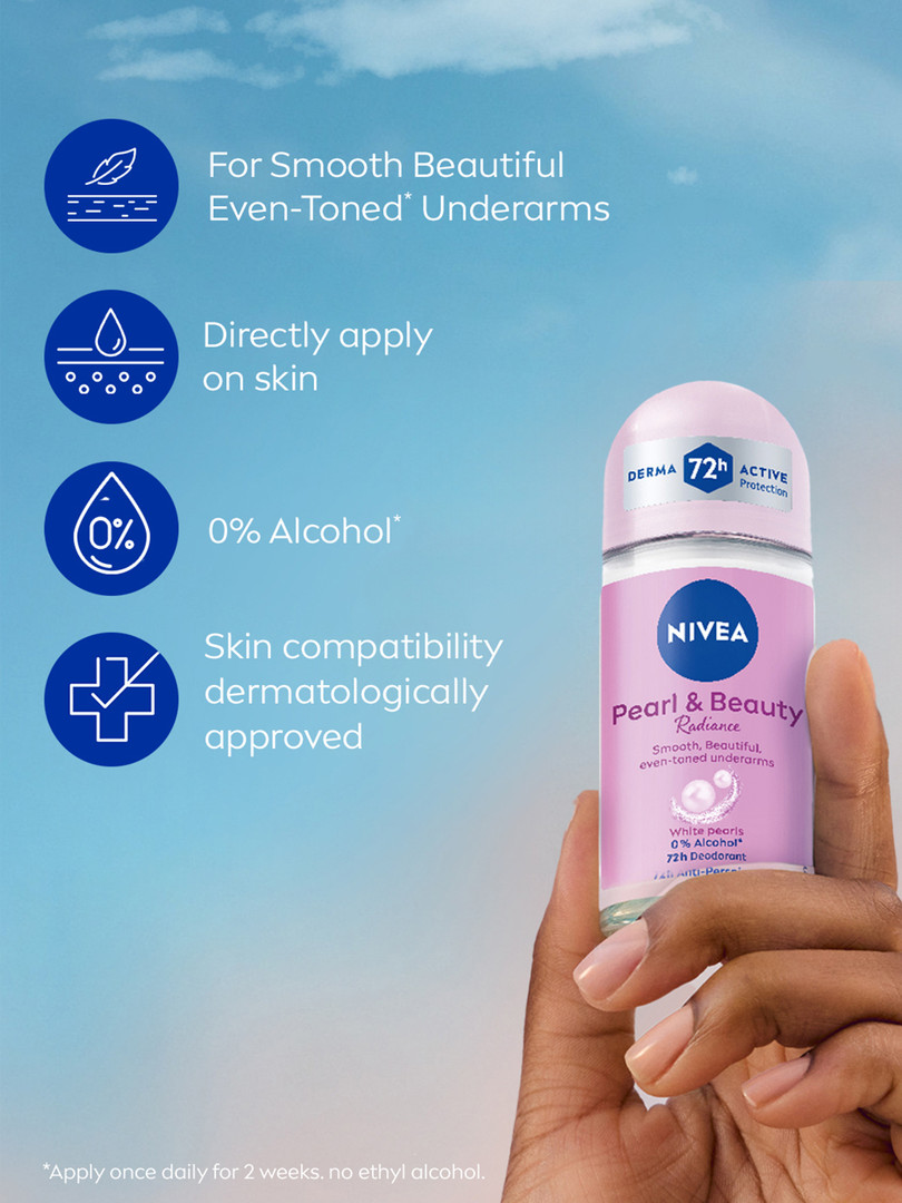 Nivea NIVEA Women Pearl & Beauty Radiance Deodorant Roll-On - 50ml