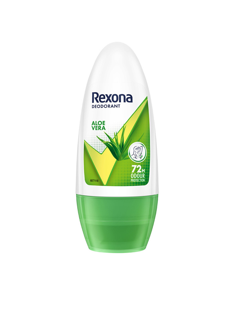 REXONA Pack of 2 Aloe Vera Underarm Roll On Deodorant For Women - 50ml Each
