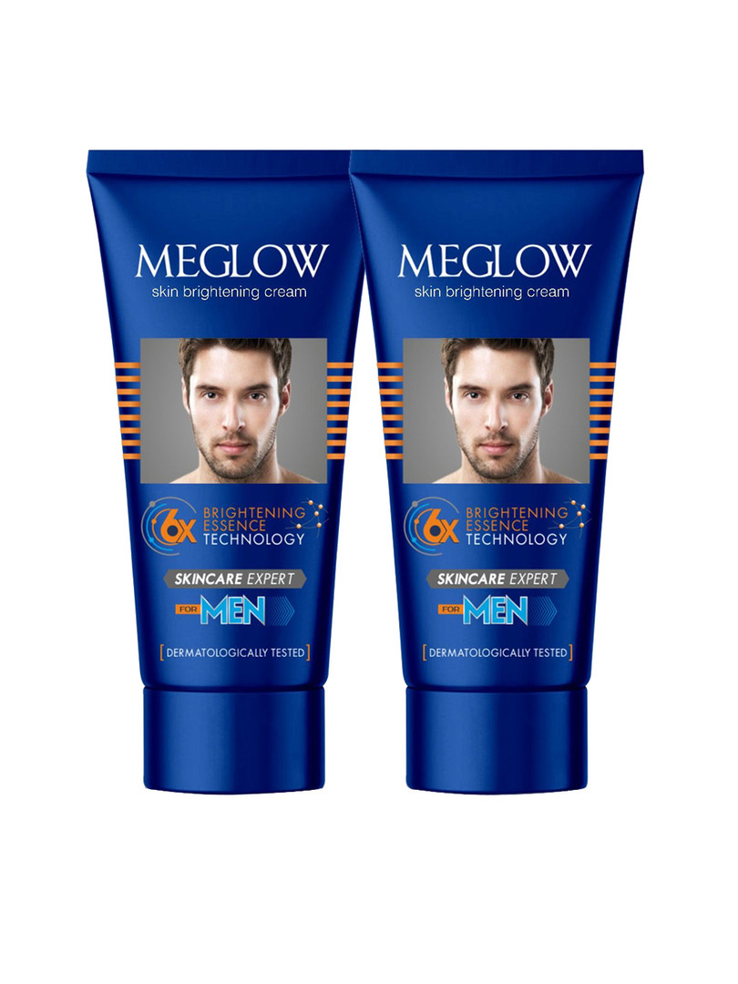 MEGLOW Set Of 2 Men Brightening Face Cream- 50g Each