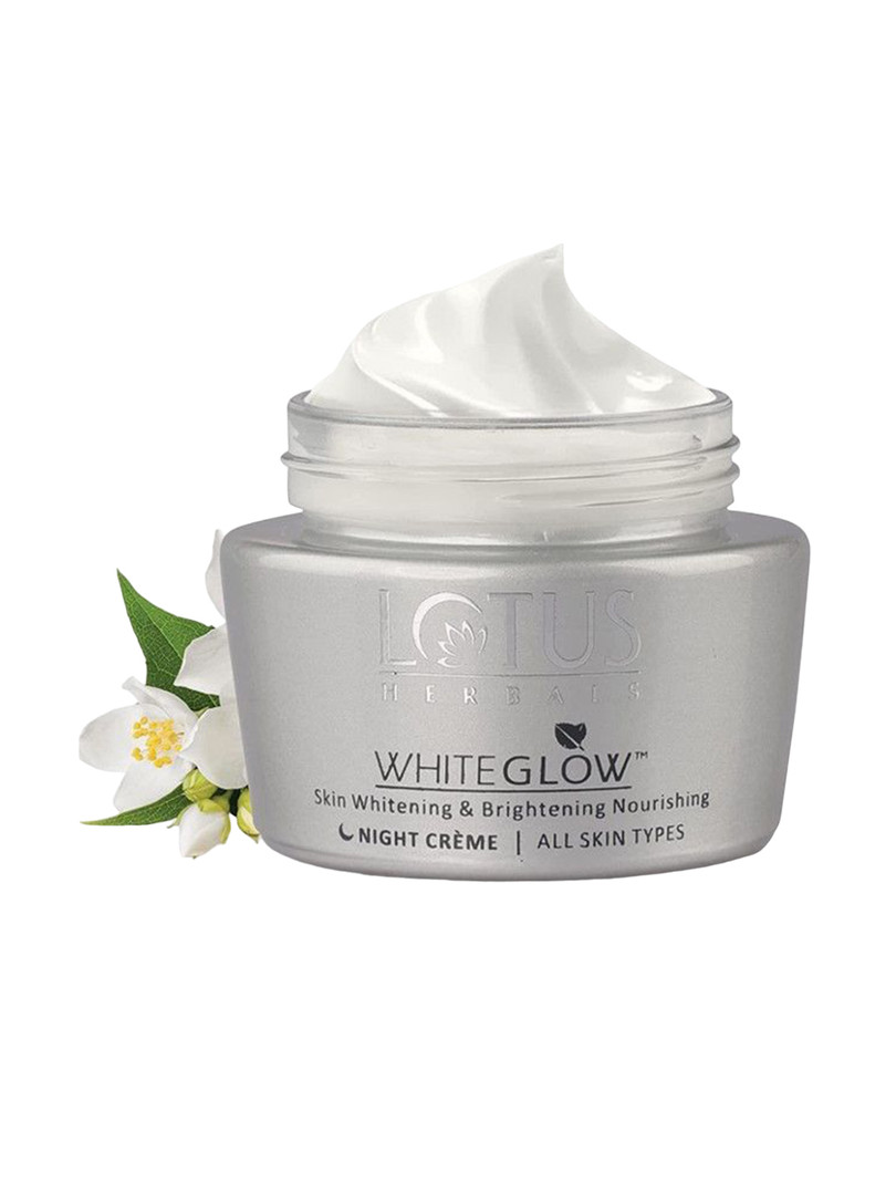 Lotus Herbals Whiteglow Set Of 2 Skin Whitening & Brightening Night Cream - 40g Each