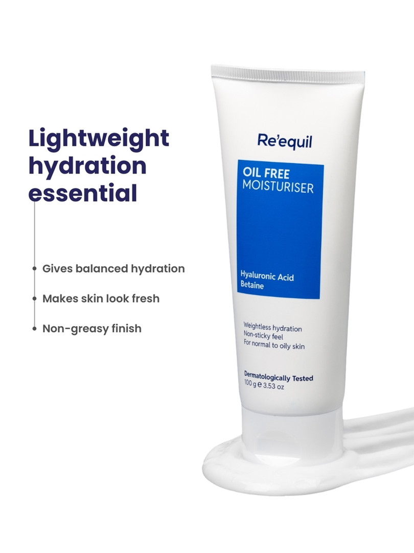 Reequil Oil Free Moisturiser for Normal, Oily & Combination Skin