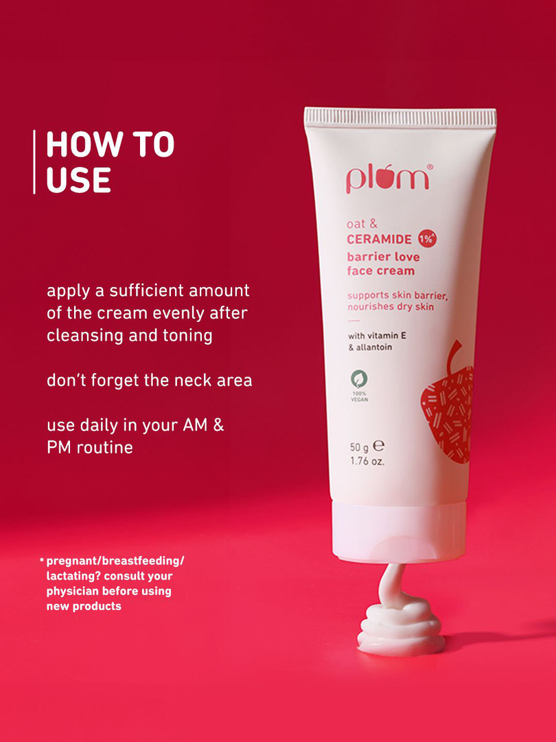Plum Oat & 1% Ceramide Barrier Love Face Cream -50g