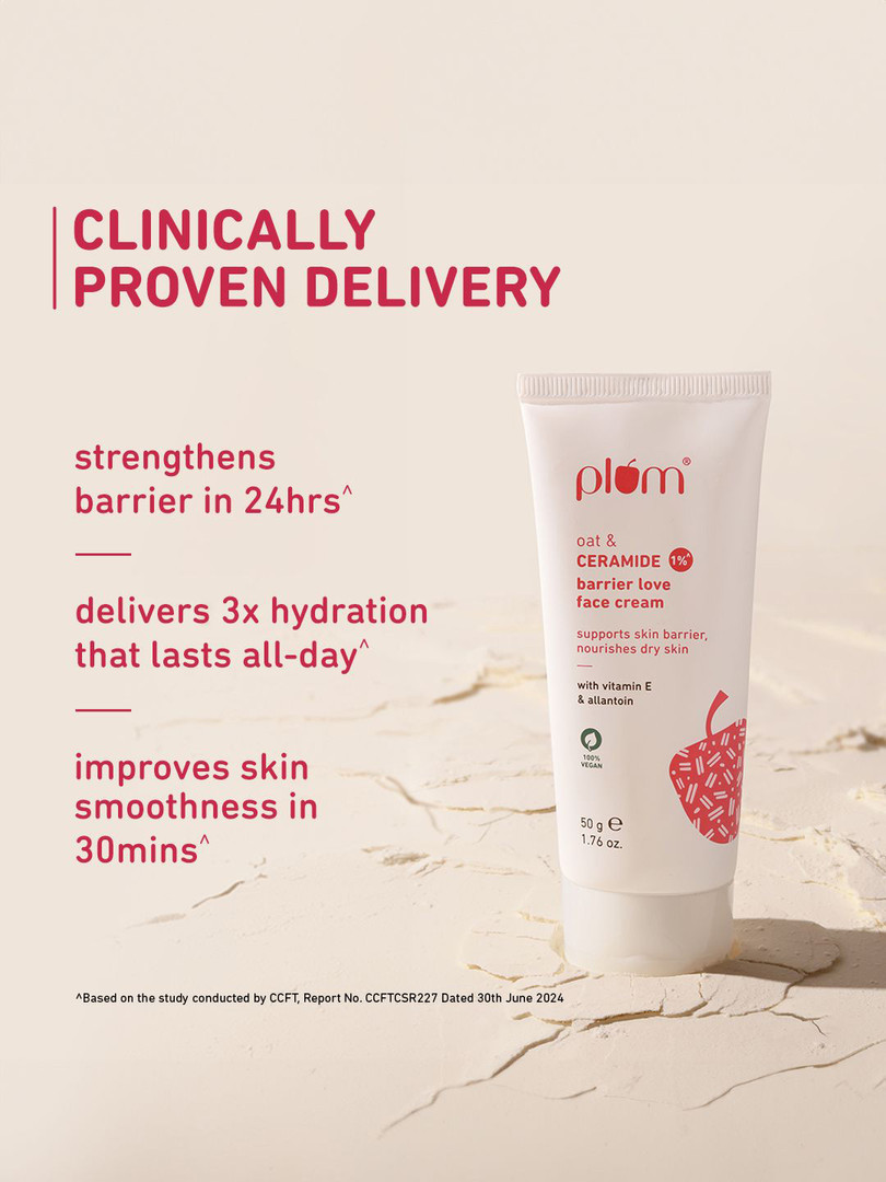 Plum Oat & 1% Ceramide Barrier Love Face Cream -50g