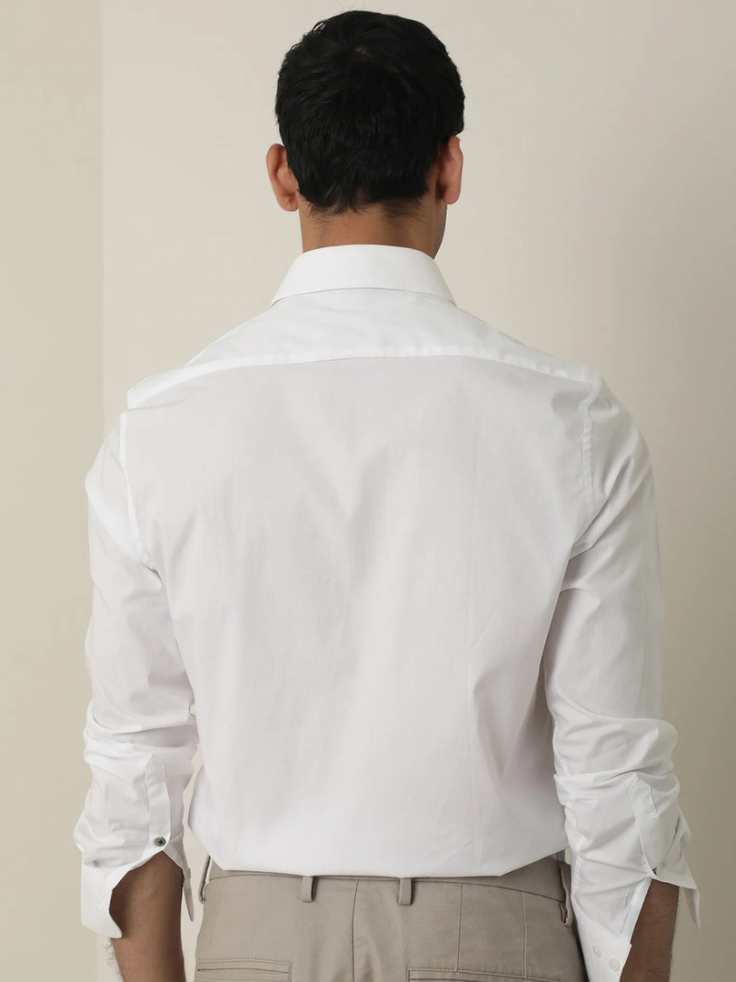 MISCHIEF MONKEY Classic Pure Cotton Long Sleeves Formal Shirt