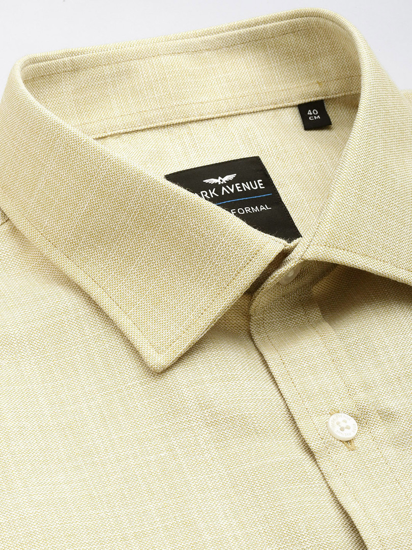 Park Avenue Textured Slim Fit Work Formal Shirt