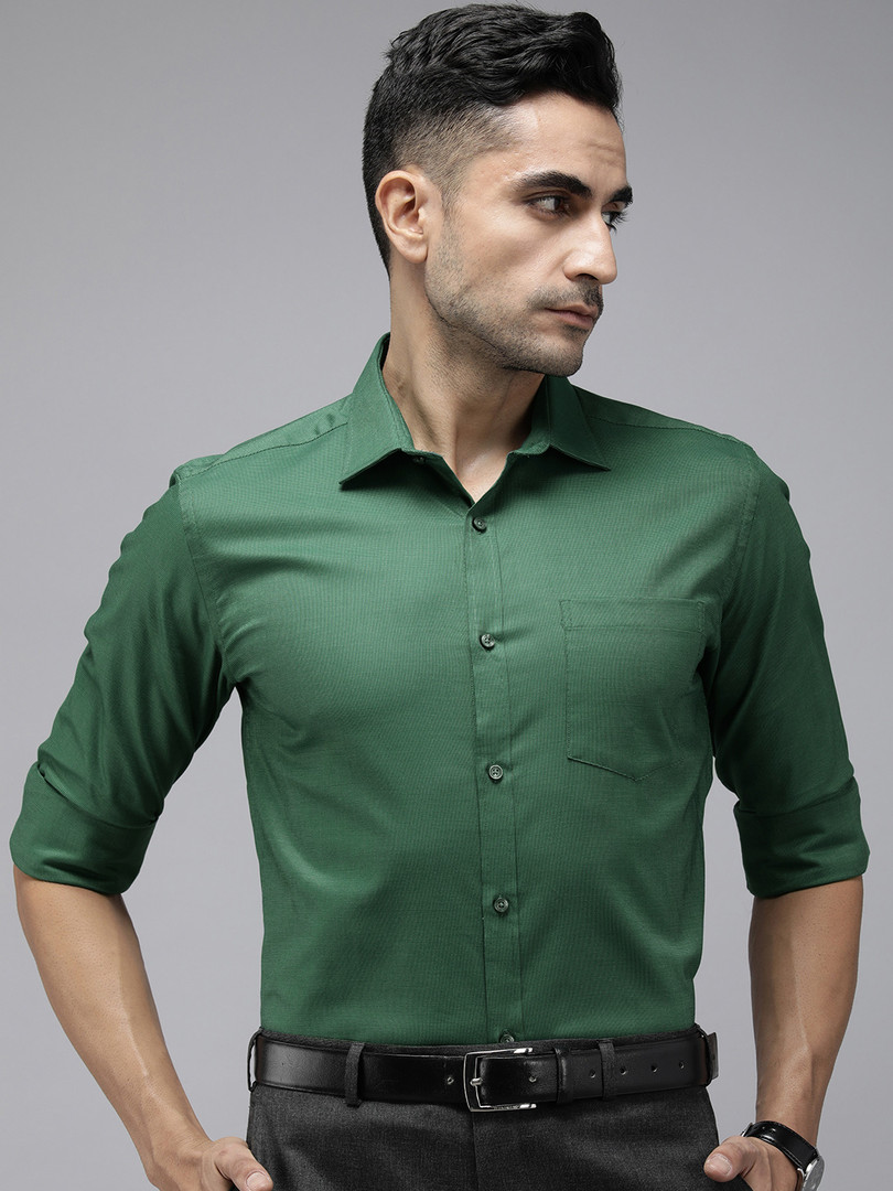 formal-shirt Park Avenue Solid Slim Fit Formal Shirt