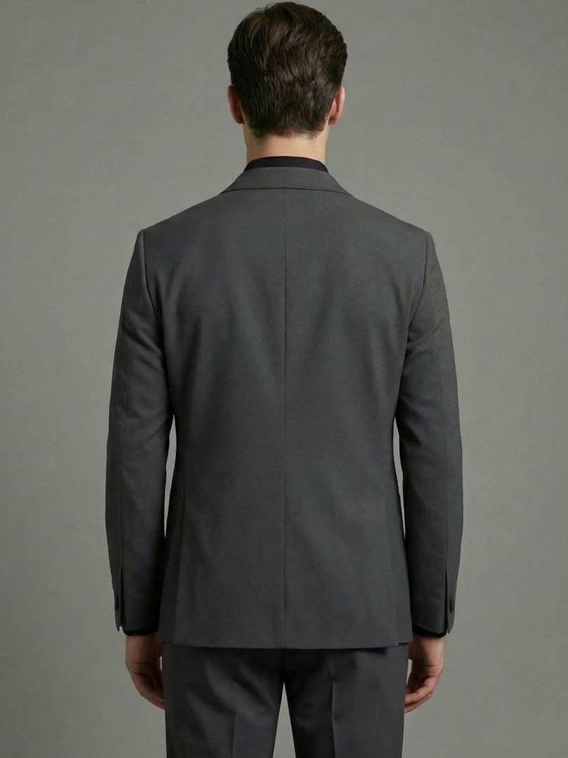 HE SPOKE Notched Lapel Single Breasted Blazer