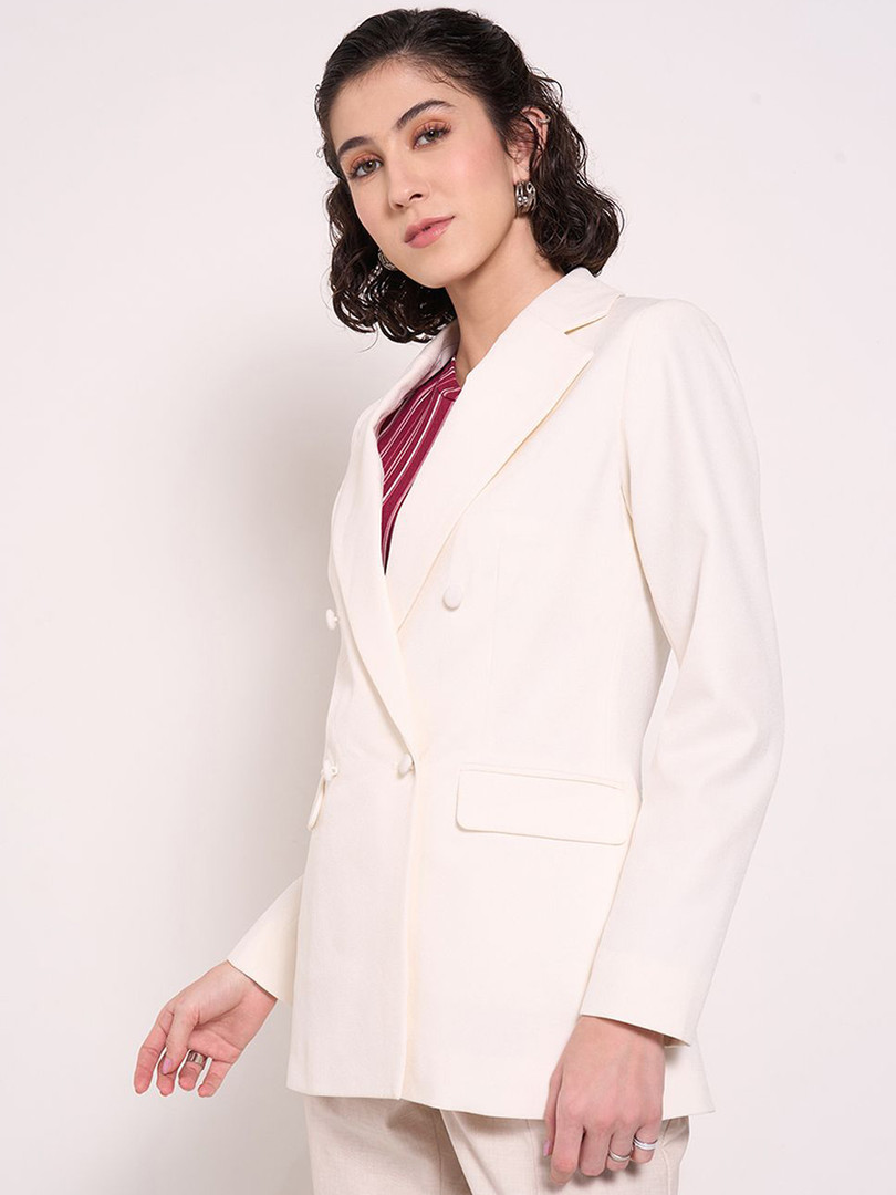 Annabelle by Pantaloons Double-Breasted Formal Blazers