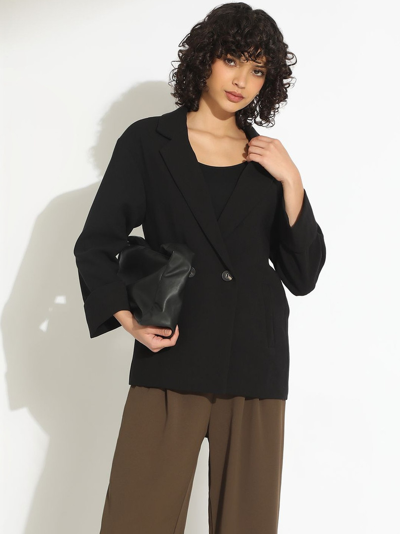 SHOWOFFFF Tailored Fit Double-Breasted Blazers