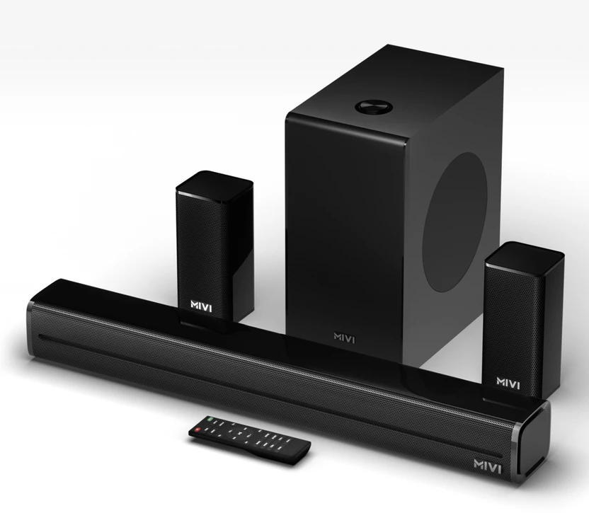 Mivi Fort Sonic 400 Soundbar, 5.1 Channel, Multi-Input and EQ Mod...more