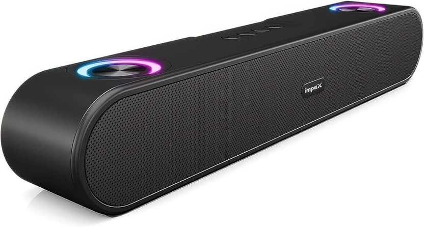 united gold Dual Bass Thunder 10 W Bluetooth Soundbar (Black, 5.1...more