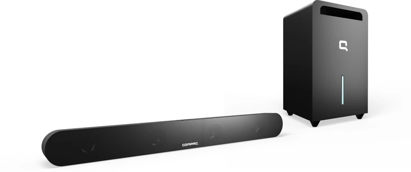 Compaq Horq Series Wireless subwoofer 200 W Bluetooth Soundbar (B...more