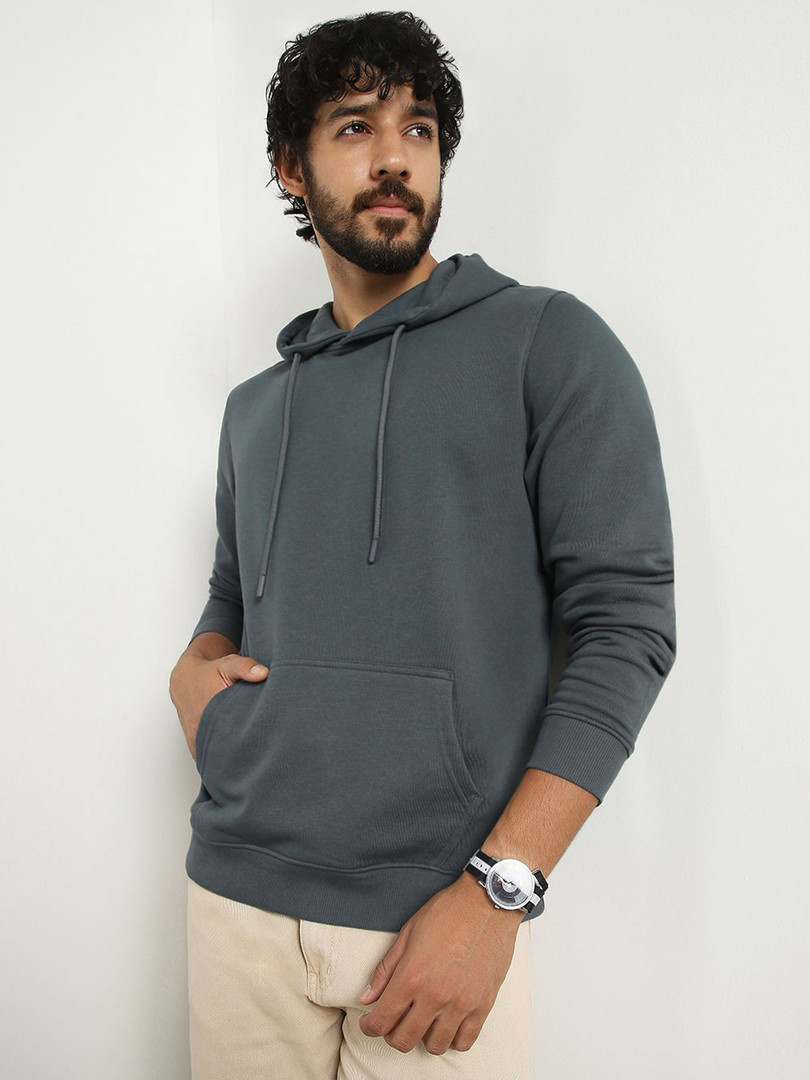 NOBERO Men Hooded Sweatshirt