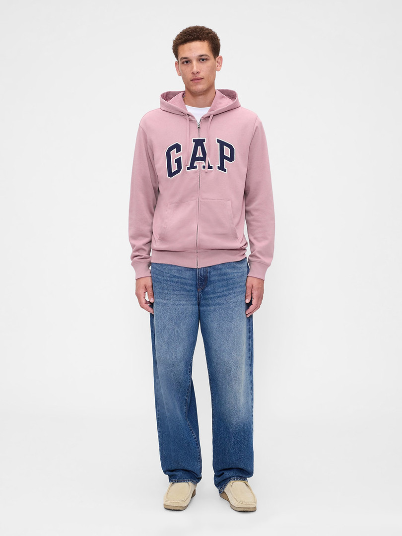 GAP Brand Logo Printed Hooded Sweatshirt