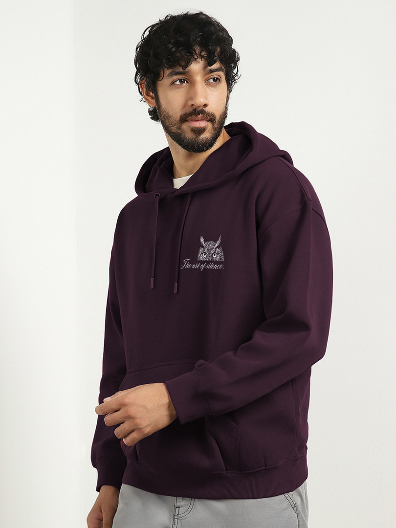 NOBERO Men Graphic Oversized Sweatshirt