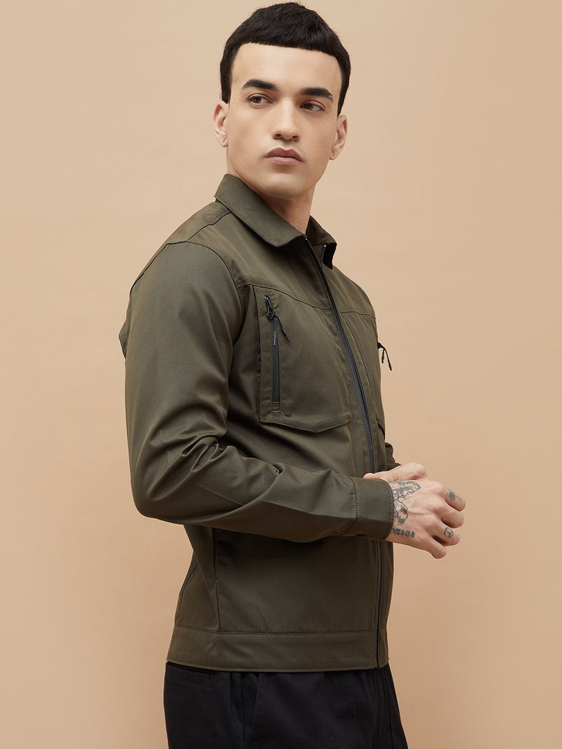 Bossini Spread Collar Long Sleeves Tailored Jacket
