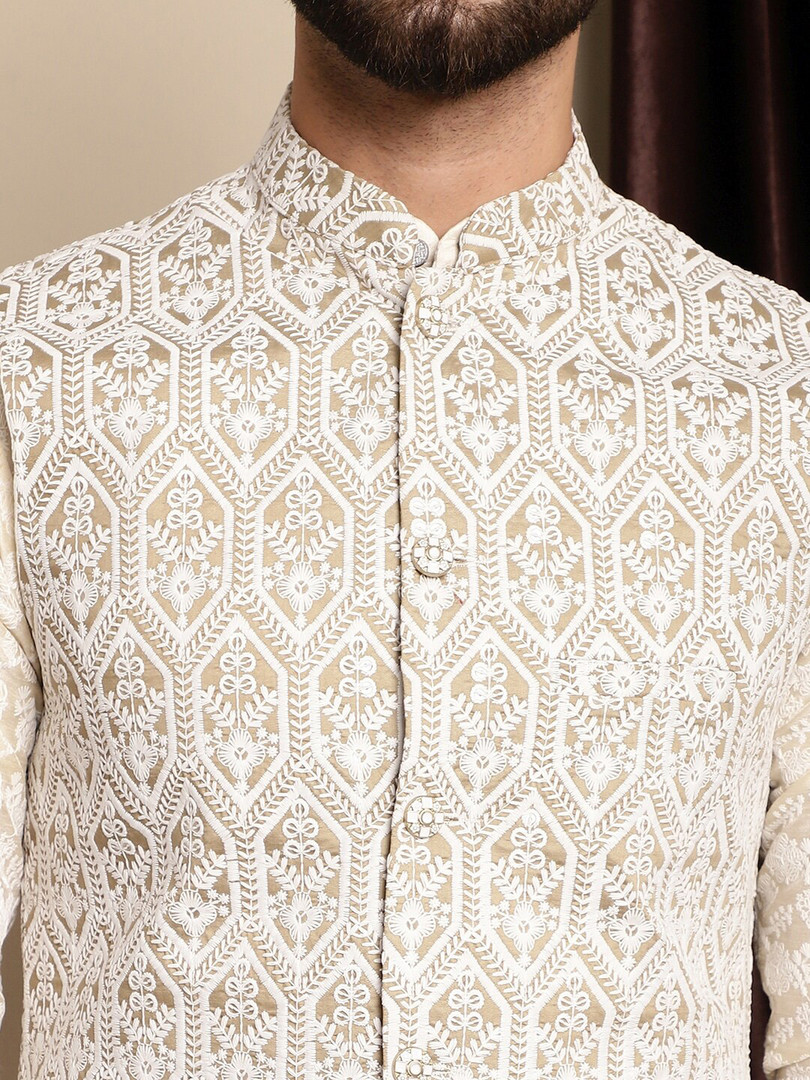 Anouk Embroidered Nehru Jacket