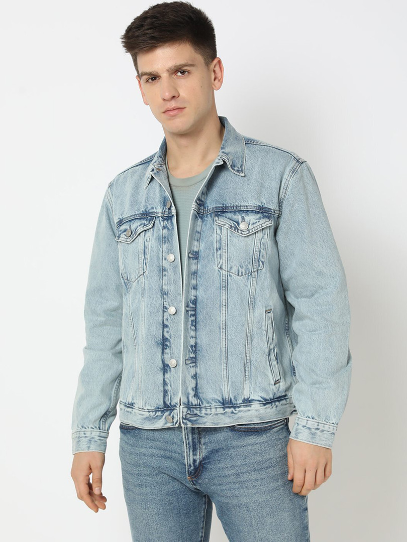 GAP Pure Cotton Spread Collar Denim Jacket
