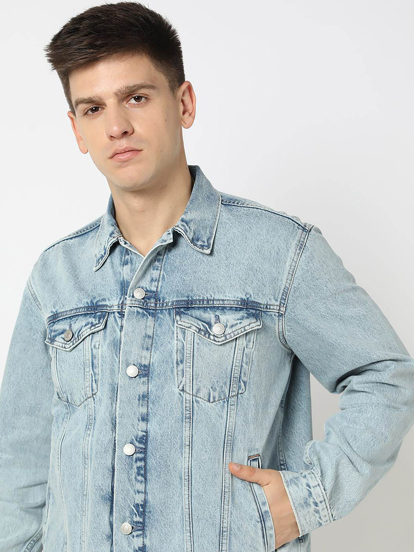 GAP Pure Cotton Spread Collar Denim Jacket