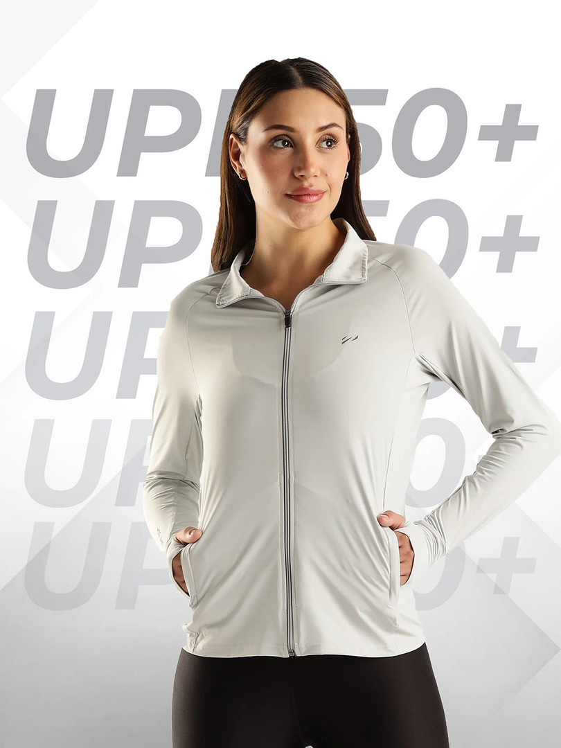 jackets BLUE TYGA Women Lightweight Outdoor Sporty Sunscreen Jacket Ice Pro