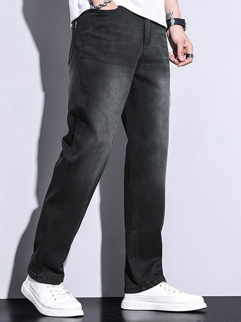 StyleCast x Revolte Men Regular Fit Mid-Rise Heavy Fade Jeans