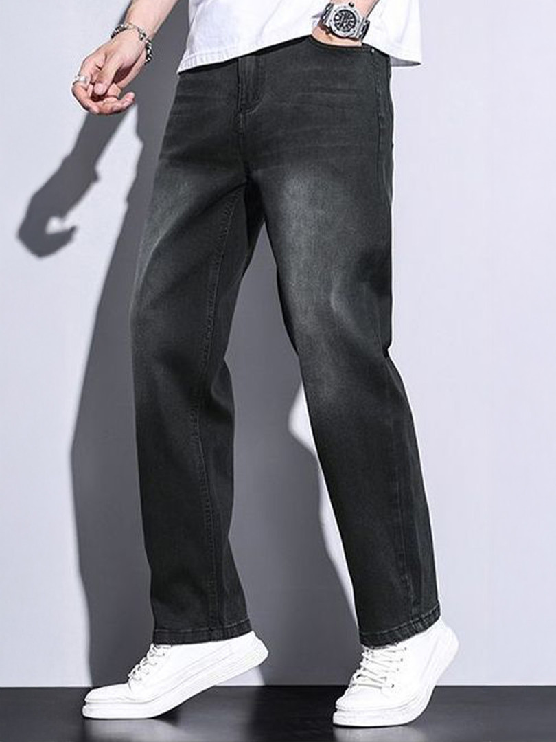 StyleCast x Revolte Men Regular Fit Mid-Rise Heavy Fade Jeans