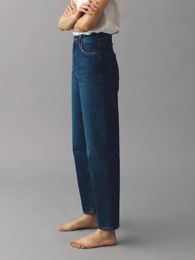H&M Slim Fit Mom High Ankle Jeans
