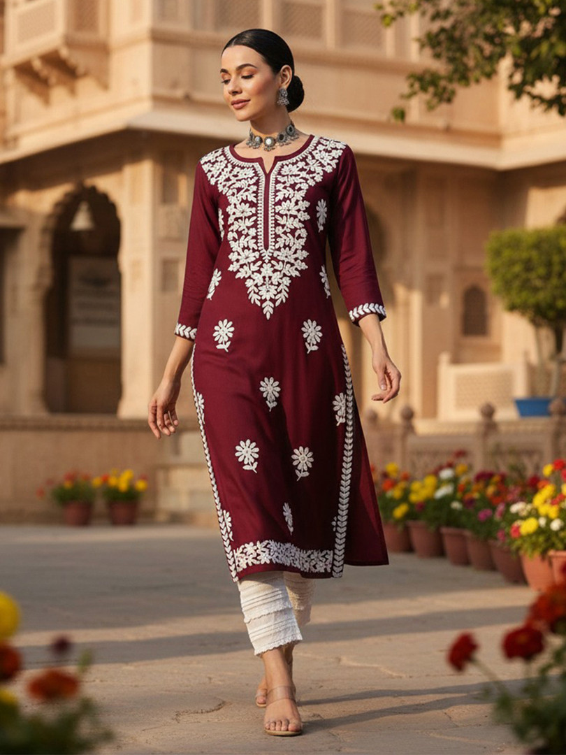 Burgundy / White_2