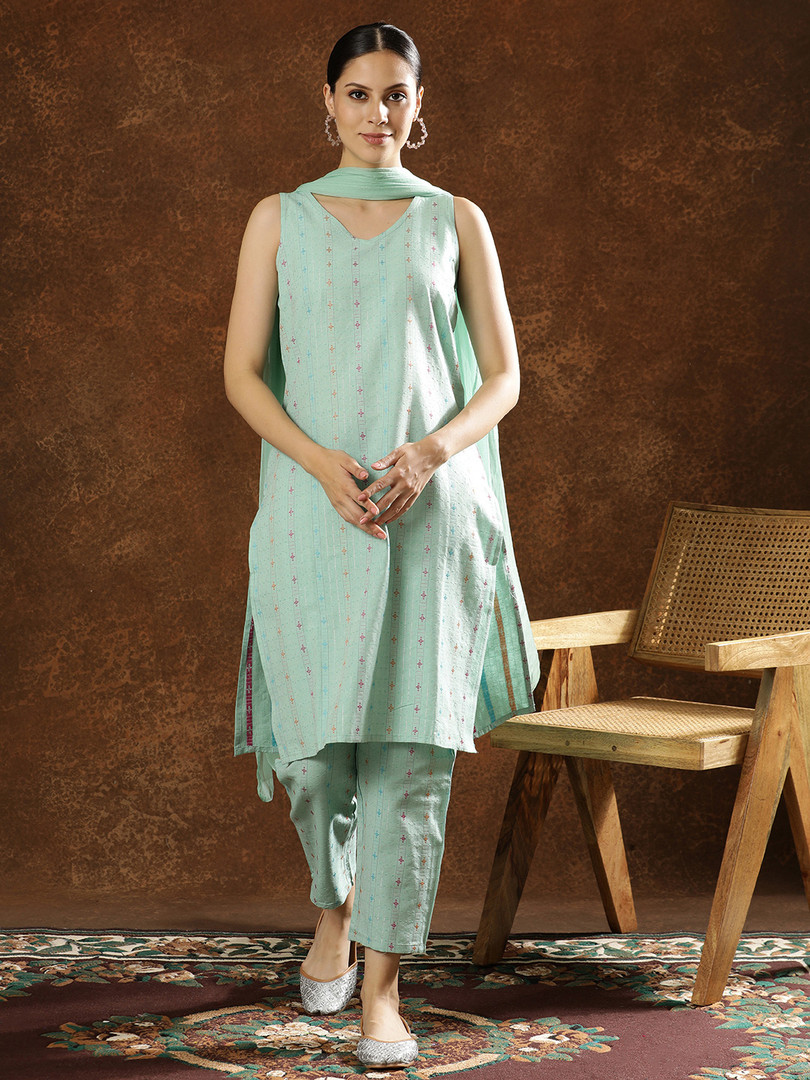 Turquoise Blue / Orange
