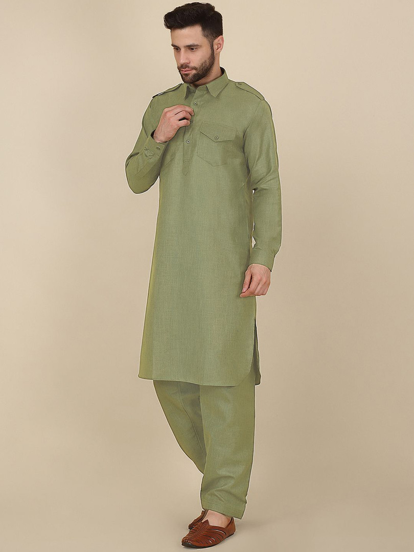 KRAFT INDIA Men Regular Kurta with Salwar