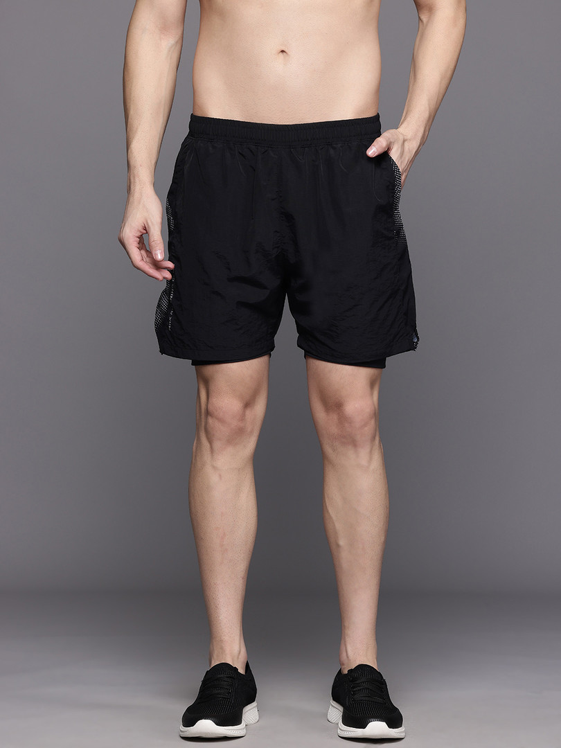 HRX by Hrithik Roshan Men Midpremiumrange Rapid-Dry Running Sports Shorts