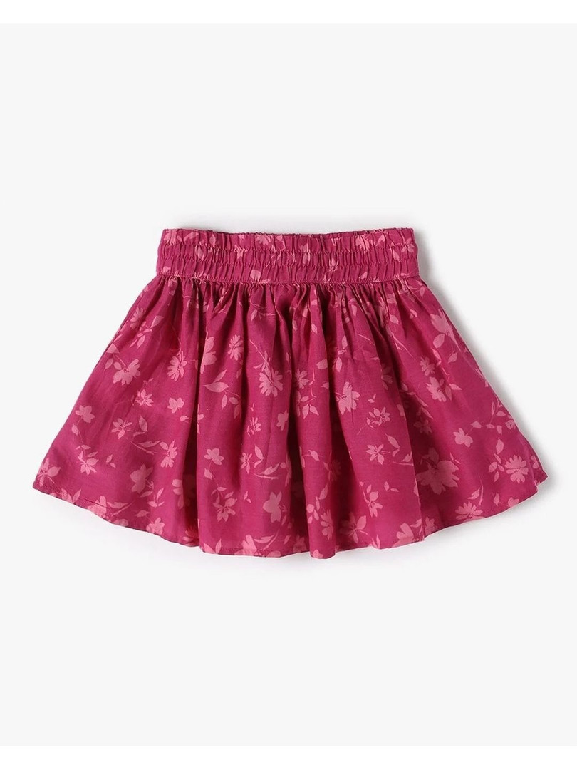 GAP Girls Floral Mid-Rise Skater Skirt