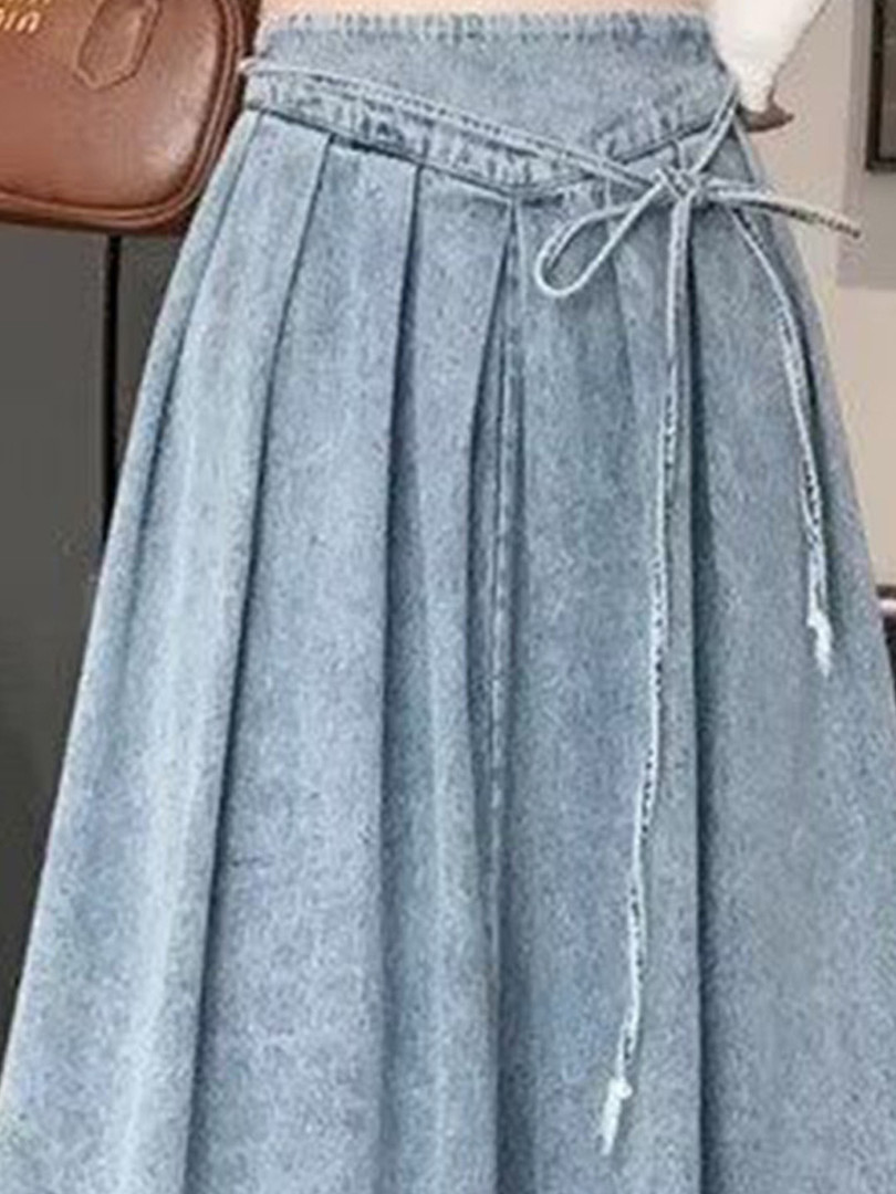 StyleCast x Revolte Women Denim Skirts