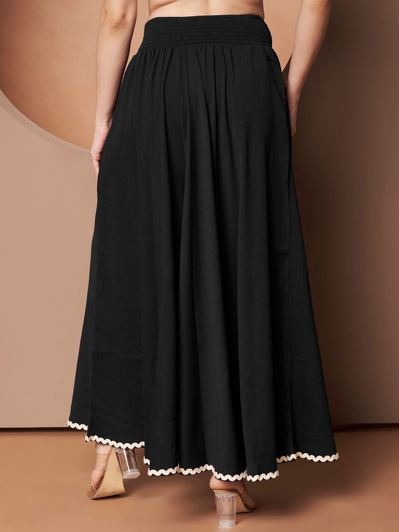 ZWERLON Women Western Flared Palazzos